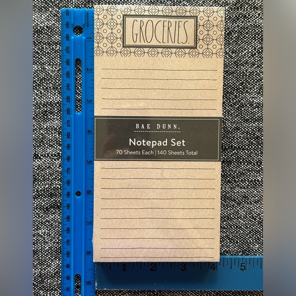 NWT Rae Dunn Notepad Set - Groceries/To Do - Picture 5 of 5